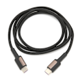 Miniatyrbilde 2 av 8: KUULAA Hurtiglading Zine-legering TypeC til TypeC Nylon Flettet Ledning Mobiltelefon Datakabel (2m)