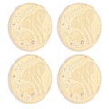 Miniatyrbillede 7 af 8: 4 sæt Mindemønter 4 cm/1,6 tommer Diameter Zink Legering Materiale Elegant Stil Kompakt Individuel Samleobjekt Gave