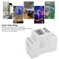Miniatyrbilde 8 av 8: TM627 Cycle Time Controller Strømbryter Timer Intelligent Switch Timer 50Hz AC220V