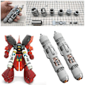 Miniatyrbillede 2 af 5: 2 stk. brændstoftanksæt til 1/144 Nightingale til MG 1/100 Sazabi Ver