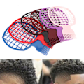 Miniatyrbillede 4 af 8: 6 stk/pose Stanniol Hot Perm Kam Frisørværktøj Dreadlocks Kam Hårstyling Kam