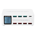 Miniatyrbilde 2 av 8: 8-i-1 multifunksjonell USB-ladestasjon smart stikkontakt brakett 100W maksimalt 100-240VUS
