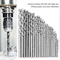 Miniatyrbild 2 av 5: 16 st 0,8-1,5 mm Hss Cylindriskt Skaft Elektriskt Verktyg Spiralborrar