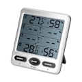 Miniatyrbillede 3 af 8: Fugtighed Temperatur Måler LCD Digital Termometer Hygrometer med 3 Fjernfølere TSWS10