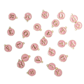 Pikkukuva 2 / 8: 26 kpl / pussi DIY englanninkielinen kirjainriipus metallipyöreä riipus korujen valmistukseen CraftPink