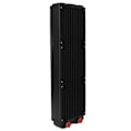Miniatyrbillede 8 af 8: Vandkølende radiator 24 rør dobbeltlags aluminium computer radiator med G1/4 gevind interface til 12 cm blæsermontering