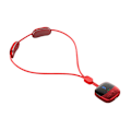 Pikkukuva 7 / 8: Mini kaulakoru kaulahierontalaite 4 tilaa 9 voimaa 3 vaihdetta Hot Compress Dual Pulse älykäs riipus hierontalaite punainen