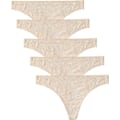 Pikkukuva 1 / 5: Saumattomat stringit naisille, stringialushousut naisille, 5 kpl, XL