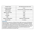 Miniatyrbillede 4 af 5: 20 stk. Bluetooth Audio Receiver Board MP3 Lossless Decoder Board