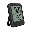 Miniatyrbild 4 av 5: Digital Mini Inomhus Termometer/Hygrometer - Omkopplingsbar, Svart