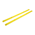 Miniatyrbilde 8 av 8: Rib Bones Rails - Slitestående, slitesterke, stabile, fleksible, blanke longboard-rails i gult