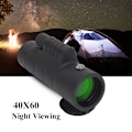 Miniatyrbillede 6 af 8: High Power High Definition Monocular Single Tube Telescope Glimmer Night Viewing 40X60(teleskop)