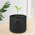 Miniatyrbillede 4 af 8: Tyk plantepose i non-woven stof til plantning af grøntsager i haven eller hjemmet (sort, 10 gallon (40Dx30H))