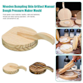 Miniatyrbillede 2 af 5: Dumplings Maker Dejpresseværktøj Dumpling Skin Artefakt D