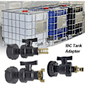Miniatyrbillede 5 af 5: IBC Adapter, IBC Tank Adapter S60x6 Gevind Udskiftningsstik Havevandslange Ventilbeslag til IBC Containere Afløbsstik (Nippel)