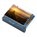 Miniatyrbild 2 av 8: IPS LCD-modul 2 tum 40PIN GPIO-huvud Inbyggd högtalare Ljudspelning LCD-skärmmodul för RasPi DIY-utveckling