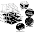 Miniatyrbillede 3 af 4: Transparent Multi-layer Kosmetik Opbevaringsboks