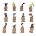 Miniatyrbild 1 av 8: Dinosaurieägg Leksaker 12 Sorter Livsliknande Simulering Design Utbildande Kläckande Dinosaurie Leksaksmodell för Över 3 År Gamla