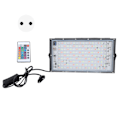 Miniatyrbilde 1 av 8: LED Flomlys IP65 Vanntett Ultra Lys 150W RGB Utendørs Flomlys for Utendørs Stadion Vei 175‑265V EU Plugg