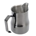 Miniatyrbilde 7 av 8: Melkeskummer 450ML 304 Rustfritt Stål Skumkopp Dryppfri Kaffe Dampende Melkeskummer Titan Svart