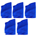 Miniatyrbilde 6 av 8: 5 stk Mikrofiber Hår Tørke Hette Absorberende Hurtigtørkende Kvinner Jenter Myk Turban Håndkle 9.1x25.6inRoyalblue