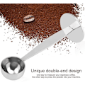 Miniatyrbild 3 av 5: Rostfritt stål Kaffe Tamper and Scoop Combo - 15ml/0,5oz mått och pulver tesked - 2-i-1 verktyg för kaffeentusiaster - 5,7*2*1,4 tum
