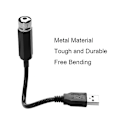 Miniatyrbilde 4 av 5: USB Mini Stjerneprojeksjonslys - Slitesterkt LED nattlys for festivaler, bildekorasjon - Romantiske USB-lys (1 stk)