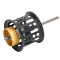 Miniatyrbillede 1 af 8: Fuldmetal LowProfile Hjulkonvertering Skørtet Spole Fiskesnøre Hjul Tilbehør (sort)