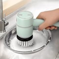 Miniatyrbillede 2 af 3: Automatisk Elektrisk Rengøringsbørste til Badeværelse, Køkken og Fliser - Inkluderer 2 Børstehoveder