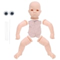 Pikkukuva 5 / 8: 21 tuuman Reborn-nukkesarja maalaamaton suuret silmät DIY-tyttönukkeosat ihastuttava lapsen lahja
