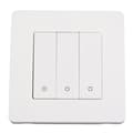 Miniatyrbilde 3 av 8: 3-veis smart kontrollpanel APP Timing Intelligent bryterpanel Rebound Type AC100‑240V Hvit