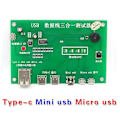 Miniatyrbillede 2 af 5: USB Kabel Tester, Data Wire Test Fixture Præcis Type-c/mini Usb/-usb USB Kabel Tester Opladnings Cab-DT