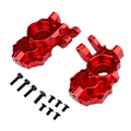 Miniatyrbilde 1 av 8: 1 par aluminiumlegering portal drivhus foran Traxxas TRX-4 1/10 Crawler RC-del (rød)