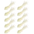 Miniatyrbilde 1 av 8: Myk PVC lysende kunstig naturtro blekksprut fiske lokke agn Swimbait (10 stk 6,5 cm)