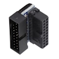Miniatyrbillede 2 af 8: Bundkort styrestik Multilayer Circuit Board USB3.0 Roter 90° Albue 19P/20P Vertikal Pin Adapter