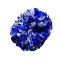 Miniatyrbild 7 av 8: Cheerleader Aerobics Pom Poms Pompoms för dansfest Skolidrottstävling (silverblå)