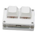 Pikkukuva 4 / 8: Mininäppäimistö 2 näppäintä USB punainen kytkin Plug and Play Ergonominen ohjelmoitava näppäimistö taustavalolla toimistomedian pelaamiseen