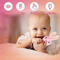 Miniatyrbild 5 av 5: Baby Skallra Leksaker för 0-12 Månader - 2st Nyfödd Baby Skallra - Bitring Sensorisk Plysch Leksaksset - Ring Skallra Leksak för 0 3 6 9 12 Månader Spädbarn Pojkar G