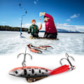 Miniatyrbilde 5 av 8: HENG JIA Vinter Isfiske Lokker Vibrasjonsagn Jig Hard Lure Tilbehør (I)