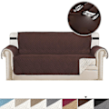 Miniatyrbillede 1 af 5: Vandtæt Universal Pet Sofa Cover - Sort, Anti-Slip Møbelbeskytter til 1 Personers Sofa 3 Personers Brun