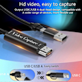 Pikkukuva 2 / 5: Teräväpiirto Pelivideon Kaappaus HDMI-yhteensopiva USB Type A / C Tulo Lähtö