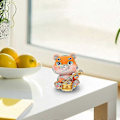 Miniatyrbilde 3 av 3: 1 stk. kunstverk statue, Tigerpynt i harpiks