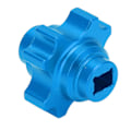 Miniatyrbild 5 av 8: RC Differential Locker Spool i aluminiumlegering för Tamiya 54649 TT 02 B T D 1/10 RC Bil Ersättning Blå