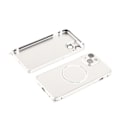Miniatyrbild 3 av 8: Magnetisk phone case för IOS-telefon 14 360 graders skydd Reptåligt professionellt cover Silver
