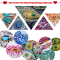 Miniatyrbillede 5 af 6: Mandala Flower 5D Diamond Paining Kit - DIY-indretning til stue og soveværelse