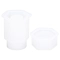 Miniatyrbillede 1 af 8: Silikoneform Hex Form Blød Elastisk Sikker Miljøvenlig Nem Afstøbning DIY Form til Fremstilling af Opbevaringsboks