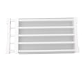 Miniatyrbilde 2 av 8: Utvidbar skaphylle for skap, spikerfri skillevegg for skap, oppbevaringshylle for garderobe, 50-80 cm / 19,7-31,5 tommer lang