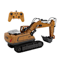 Miniatyrbilde 3 av 8: 1:20 Skala 2.4G Fjernstyrt Gravemaskin 680° Rotasjon 11 Kanals RC Gravemaskin Leker RC AnleggsmaskinEnkelt Batteri