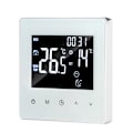 Miniatyrbilde 4 av 8: Digital termostatskjerm Programmerbar hjemmetermostat med 3 meter sensorledning for elektrisk gulvvarme Hjem Hotell Kontor AC90‑240V Hvit Med WiFi