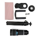 Miniatyrbillede 1 af 7: Bærbart Mini Monocular Telescope 18X Night Viewing med telefonklemme og stativ